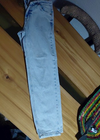 Koton Kadın Mavi Pastel Renk Midi Denim Jean