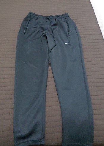 Gri Nike Fermuarlı Rahat Kesim Eşofman