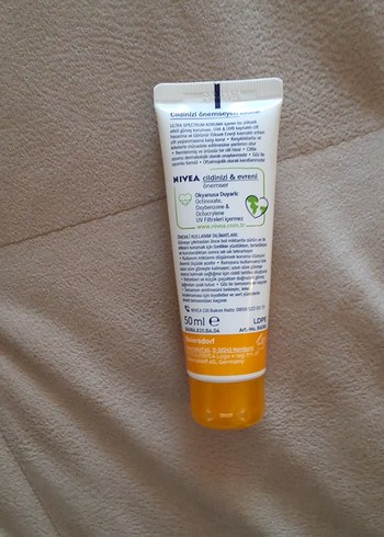 Nivea Sun Yaşlanma Karşıtı Q10 SPF 50 Yüz Kremi (kullanılmış) - Görsel 2