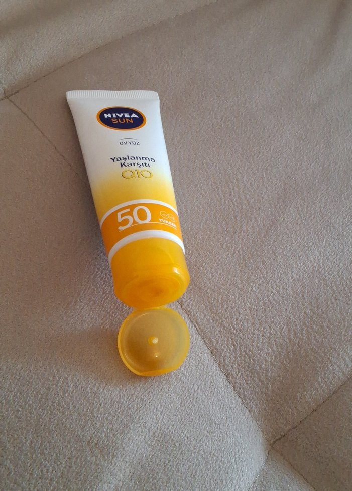 Nivea Sun Yaşlanma Karşıtı Q10 SPF 50 Yüz Kremi (kullanılmış) - Görsel 3
