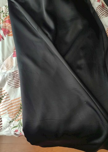 siyah saten etek - Görsel 2