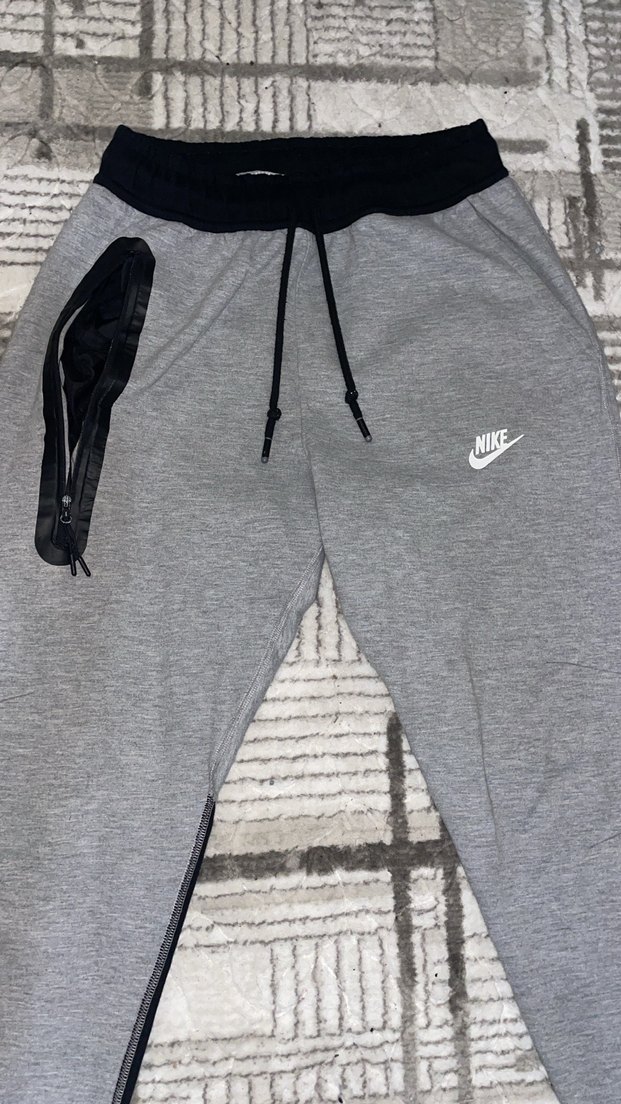 Nike Tech Panda Fermuarlı Erkek Eşofman Altı İthal - Görsel 2