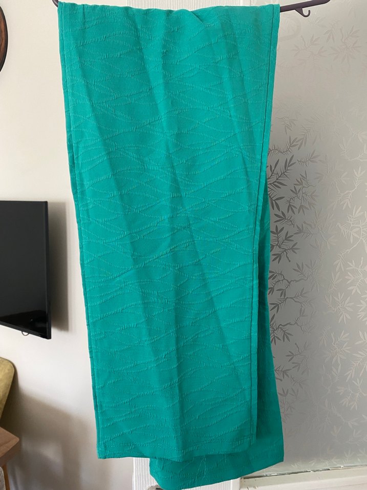 Düğmeli Turkuaz Hamile Midi Tunik - Görsel 2