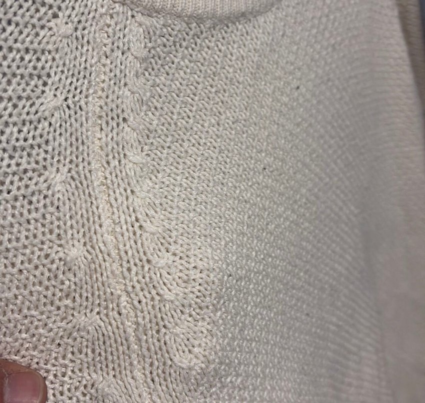 H&M Ekru Triko Kazak — görsel 3/5
