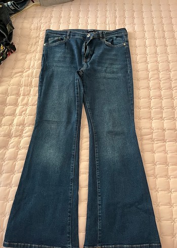 Mavi Kadın Bol Kesim Jean Pantolon