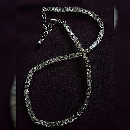 Kristal Taşlı Choker