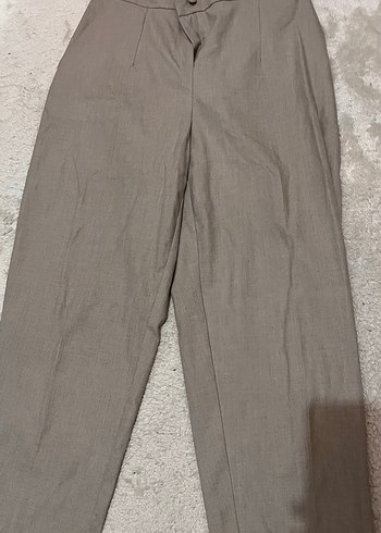 m Beden Bej Regular fit Kumaş Kadın Pantolon