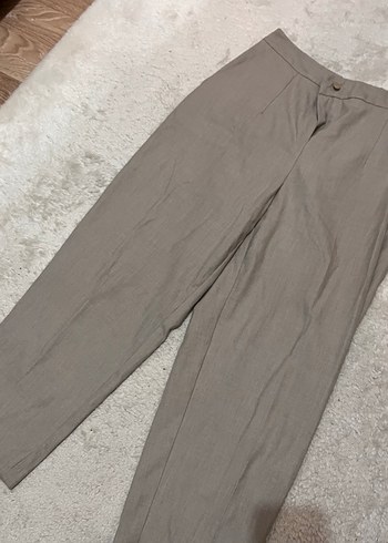 Diğer Bej Regular fit Kumaş Kadın Pantolon