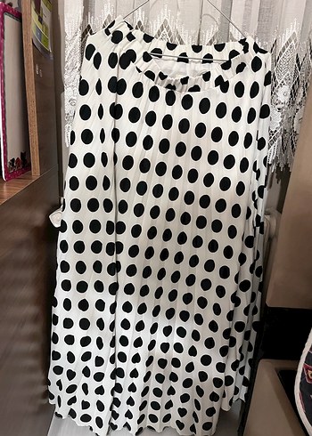 Batik Desenli Piliseli Midi Hamile Eteği - Görsel 2