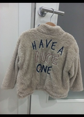 Gri Kürklü Kapüşonlu Erkek Çocuk Montu - Görsel 3