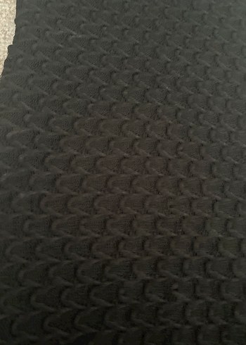 Siyah Kolsuz Uzun Triko Elbise - Görsel 3