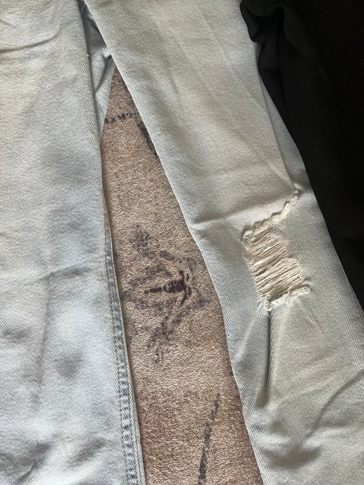 Beyaz Midi Keten Kadın Kumaş Pantolon - Görsel 4