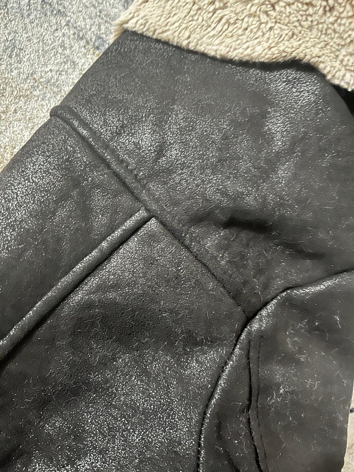 Kadın Gri Midi Boy Kürklü Yün Kaban - Görsel 5