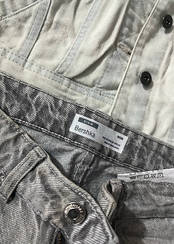 Gri Midi Boy Regular Fit Kadın Kot Pantolon - Görsel 3