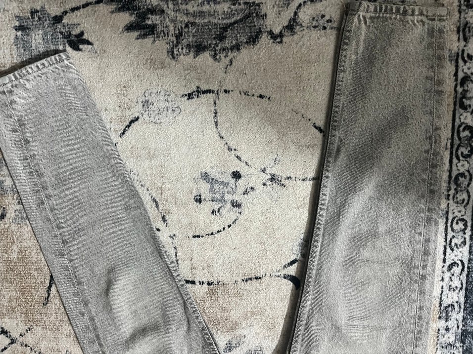 Gri Midi Boy Regular Fit Kadın Kot Pantolon - Görsel 5