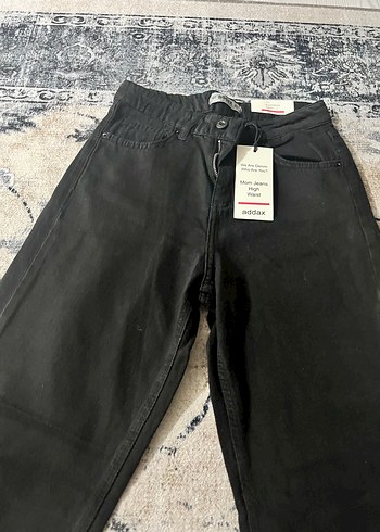 Siyah Kadın Street Wear Midi Pantolon - Görsel 3