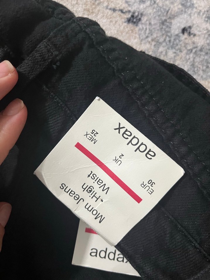 Siyah Kadın Street Wear Midi Pantolon - Görsel 2