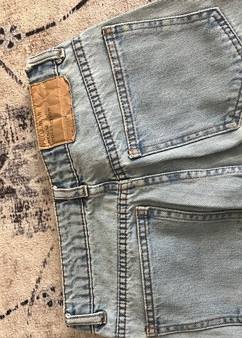 Gri Loose Fit Midi Denim Kadın Kot Pantolon - Görsel 3