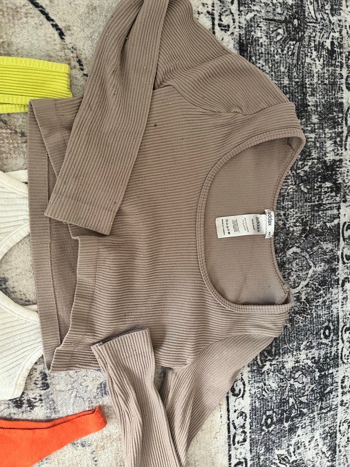 Kadın Haki Mini Askılı Atlet - Görsel 3