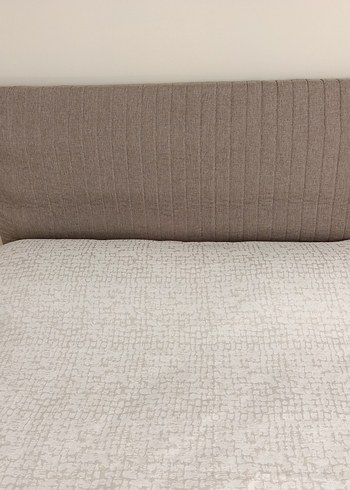Bej Desensiz Yatak başlık kılıfı - Görsel 2