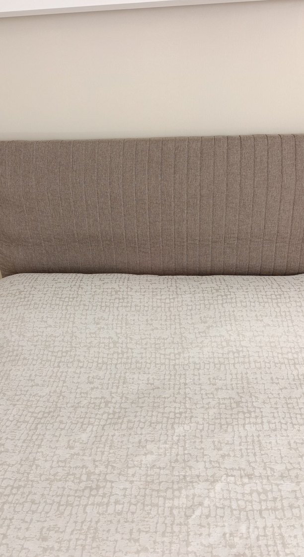 Bej Desensiz Yatak başlık kılıfı - Görsel 2