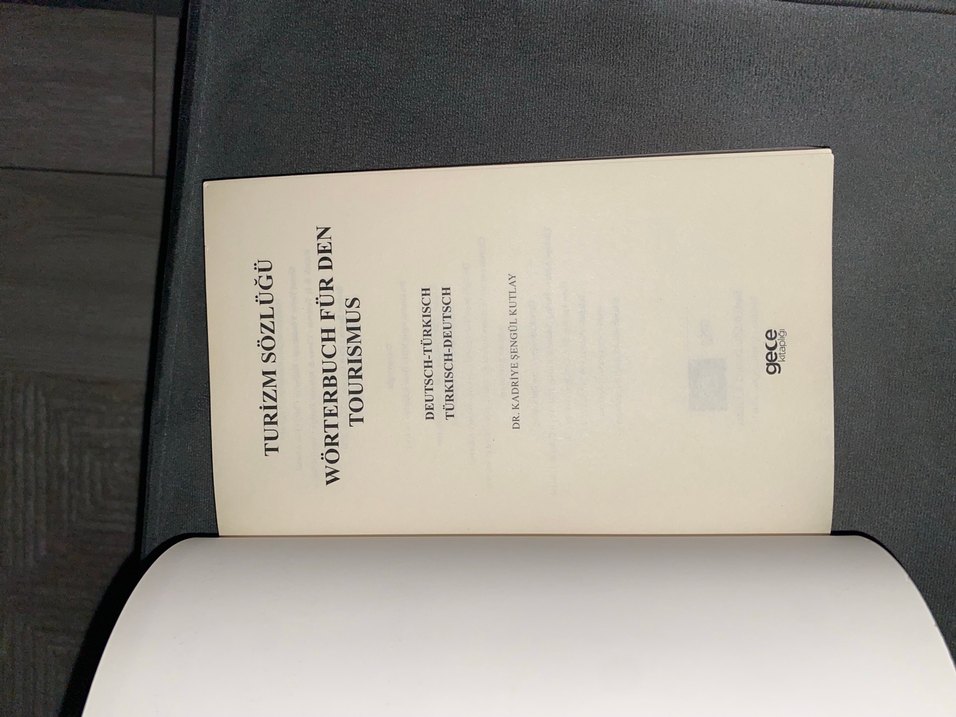 Turizm Sözlüğü - Almanca-Türkçe / Türkçe-Almanca - Görsel 4