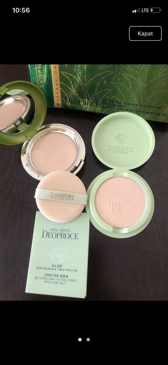 Deoproce Aloe Pudra - Bej Pastel Ton - Görsel 3