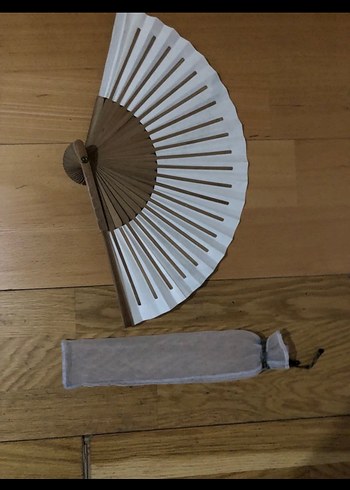 Beyaz Katlanabilir El Yelpazesi - Görsel 7