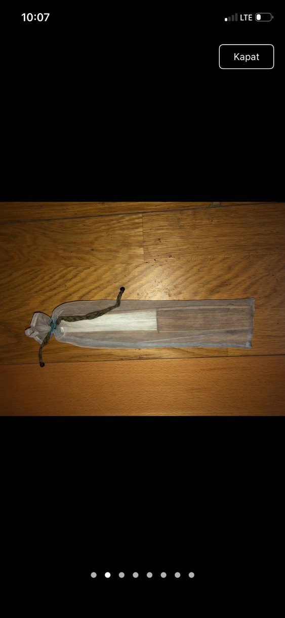 Beyaz Katlanabilir El Yelpazesi - Görsel 4