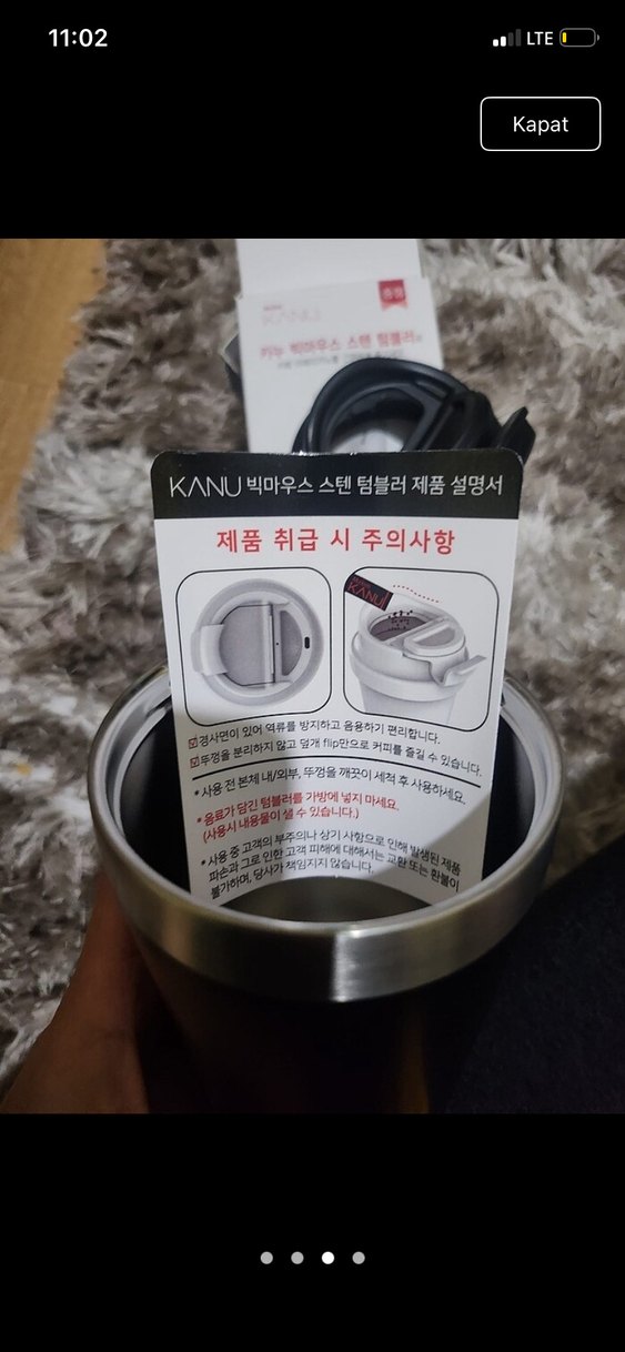 Kanu Termos Bardak - Görsel 3