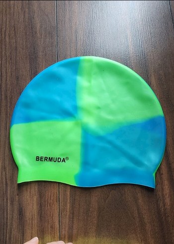 Renkli Tie-Dye Şeffaf Yüzücü Gözlüğü ve Bone Seti - Görsel 4