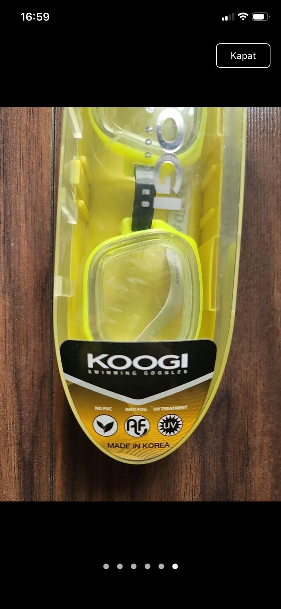 Renkli Tie-Dye Şeffaf Yüzücü Gözlüğü ve Bone Seti - Görsel 3