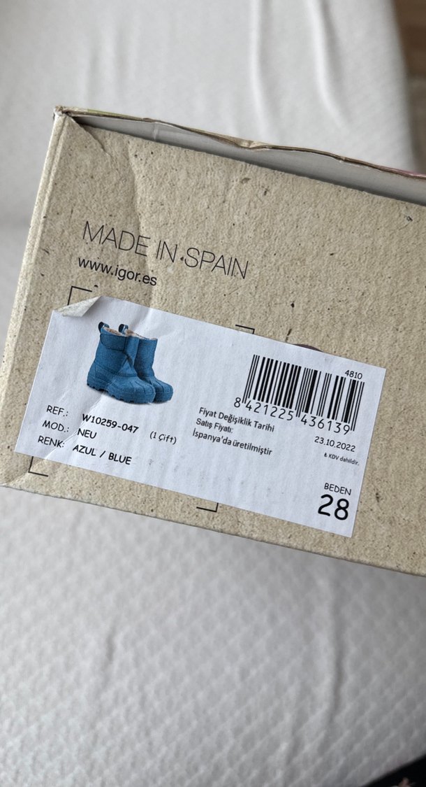 Mavi Erkek Çocuk İgor Botlar - Görsel 5