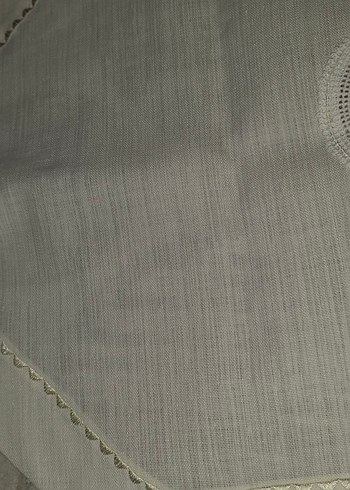 Dantel İşlemeli Beyaz Masa Örtüsü - Görsel 7