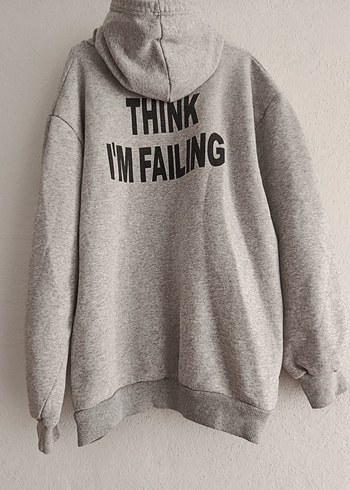 Diğer Gri Kadın Kapüşonlu Sweatshirt