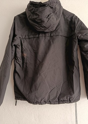 l Beden siyah Renk siyah Kapüşonlu Kadın Street Wear Ceket