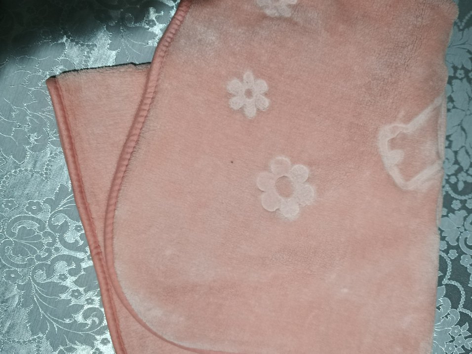 Pembe Nakışlı Çocuk Battaniyesi - Görsel 3