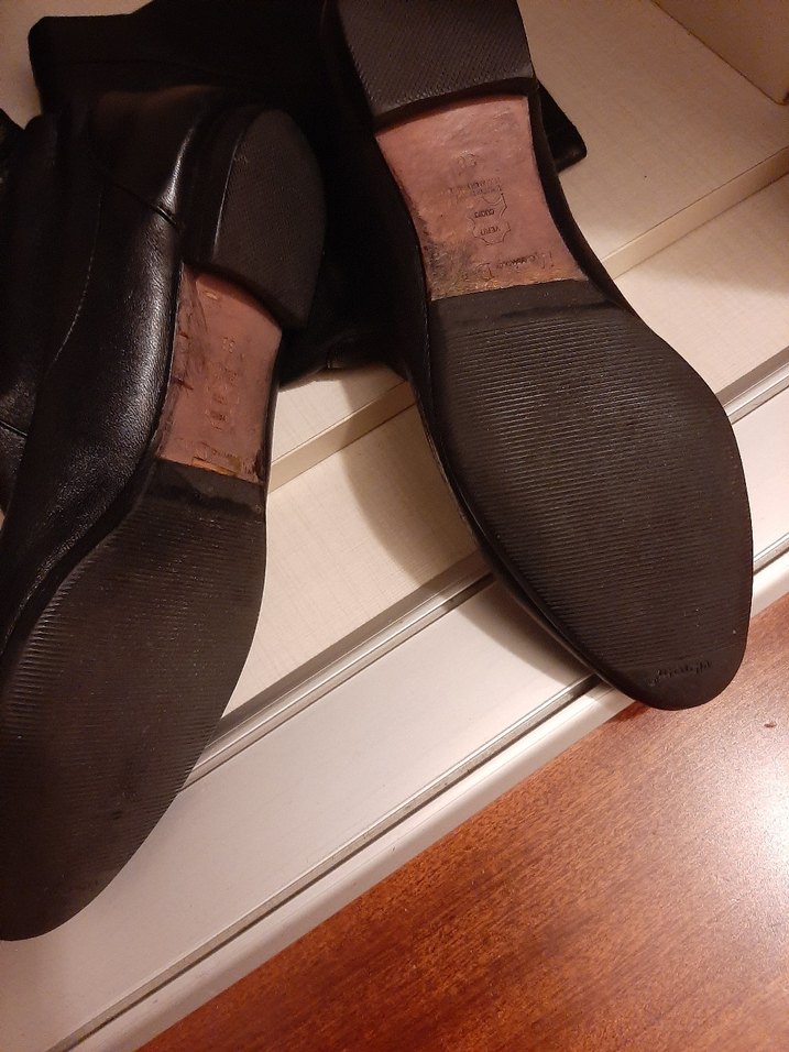 MASSİMO Siyah Deri Cizme - Görsel 4