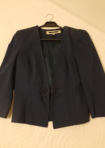 IPEKYOL,Düğmeli Kadın Lacivert, Mini Blazer - Görsel 3