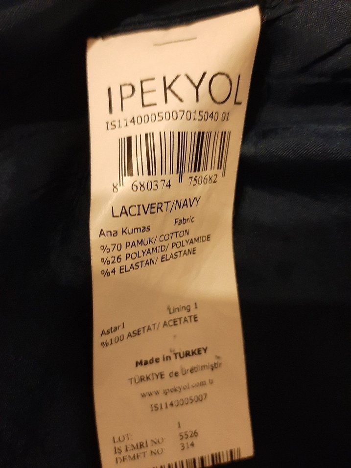 IPEKYOL,Düğmeli Kadın Lacivert, Mini Blazer - Görsel 4