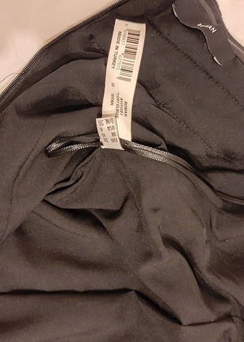 ROMAN ,Siyah Straplez,astarli,  Abiye Elbise - Görsel 5