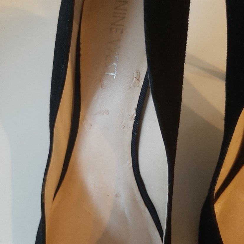 Siyah Süet Stiletto Kadın Topuklu Ayakkabı - Görsel 4