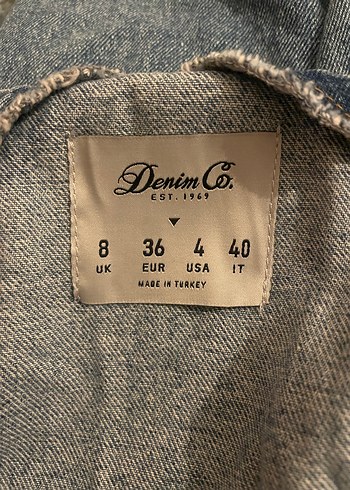 Diğer Düğmeli Mavi Denim Midi Kısa Tulum