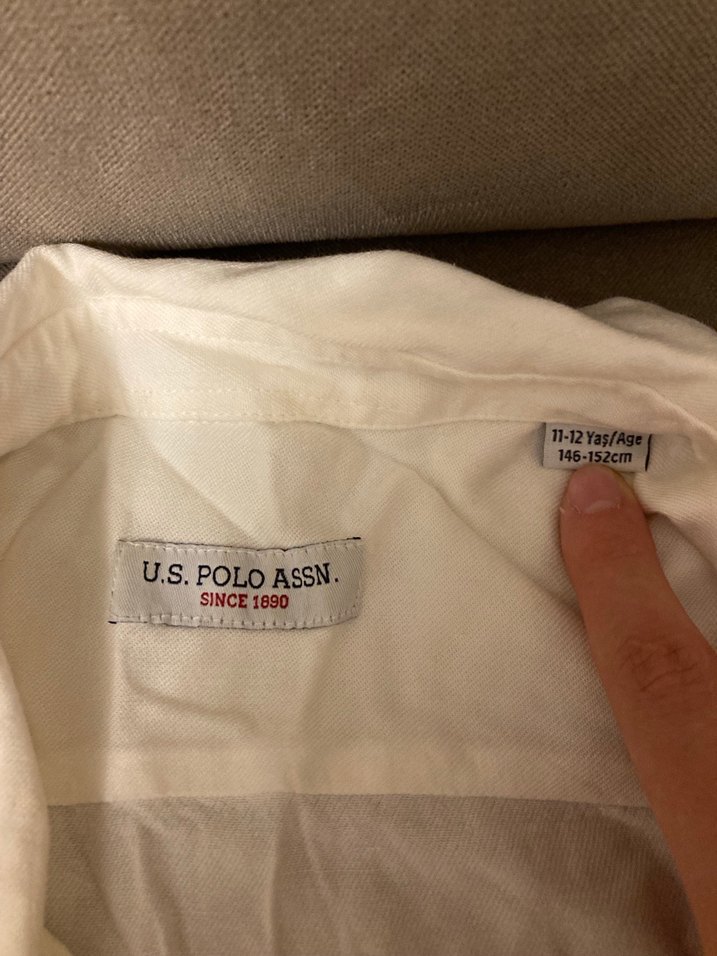 Nakışlı, Uzun Kollu Beyaz Gömlek - Görsel 3