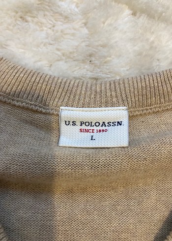 Bej Kadın V Yaka Triko Kazak - Görsel 2