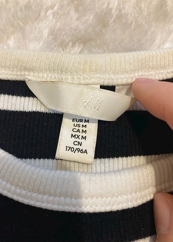 Siyah Çizgili Kolsuz Crop - Görsel 2