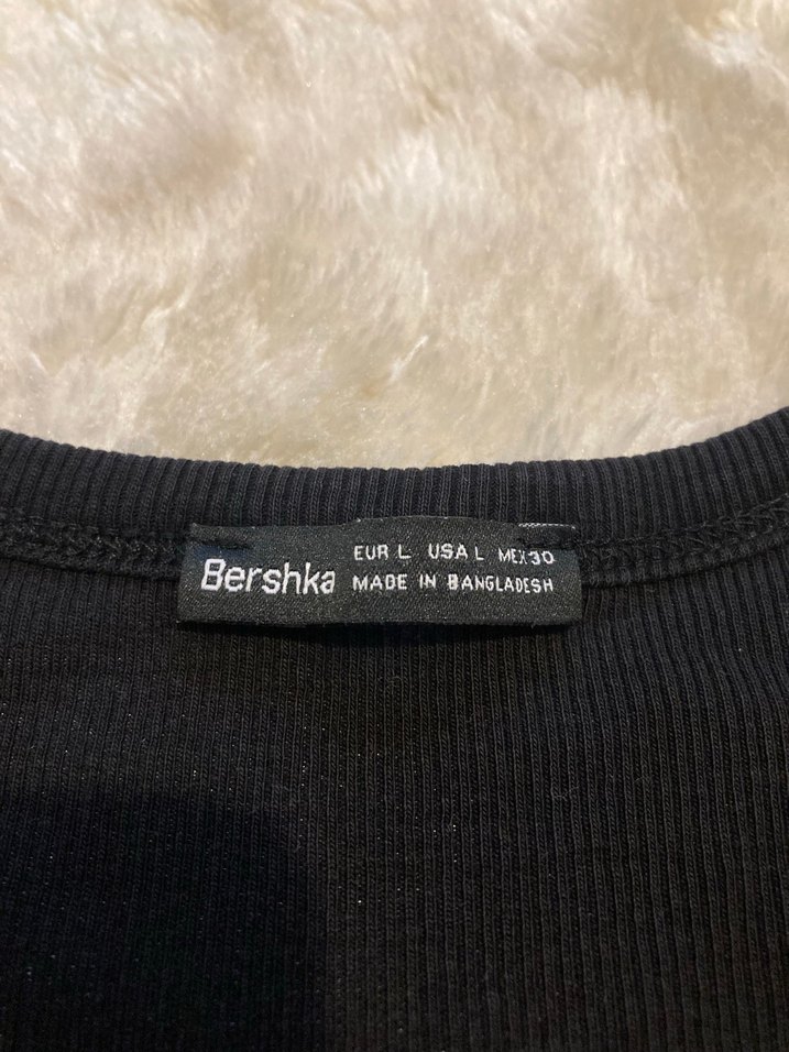 Kadın Siyah Uzun Kollu Basic Üst - Görsel 2