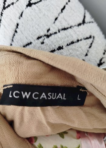 Bej Keten Kadın Gömlek - Görsel 4