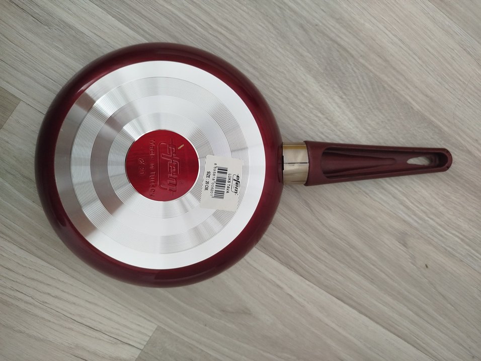 Bordo Parlak Tava - Görsel 2