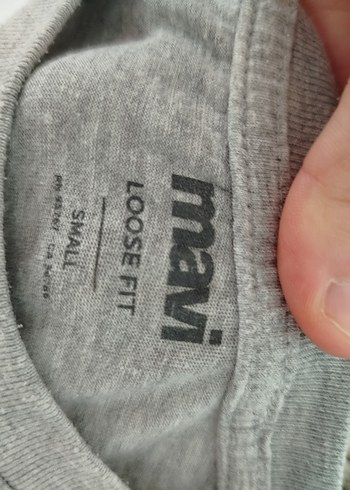 Gri Baskılı Mavi Jeans Erkek Tişört - Görsel 2